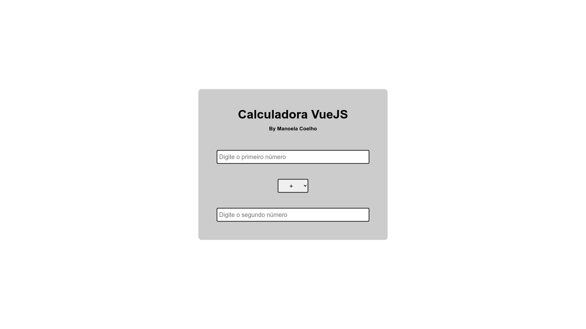 Calculadora Vue